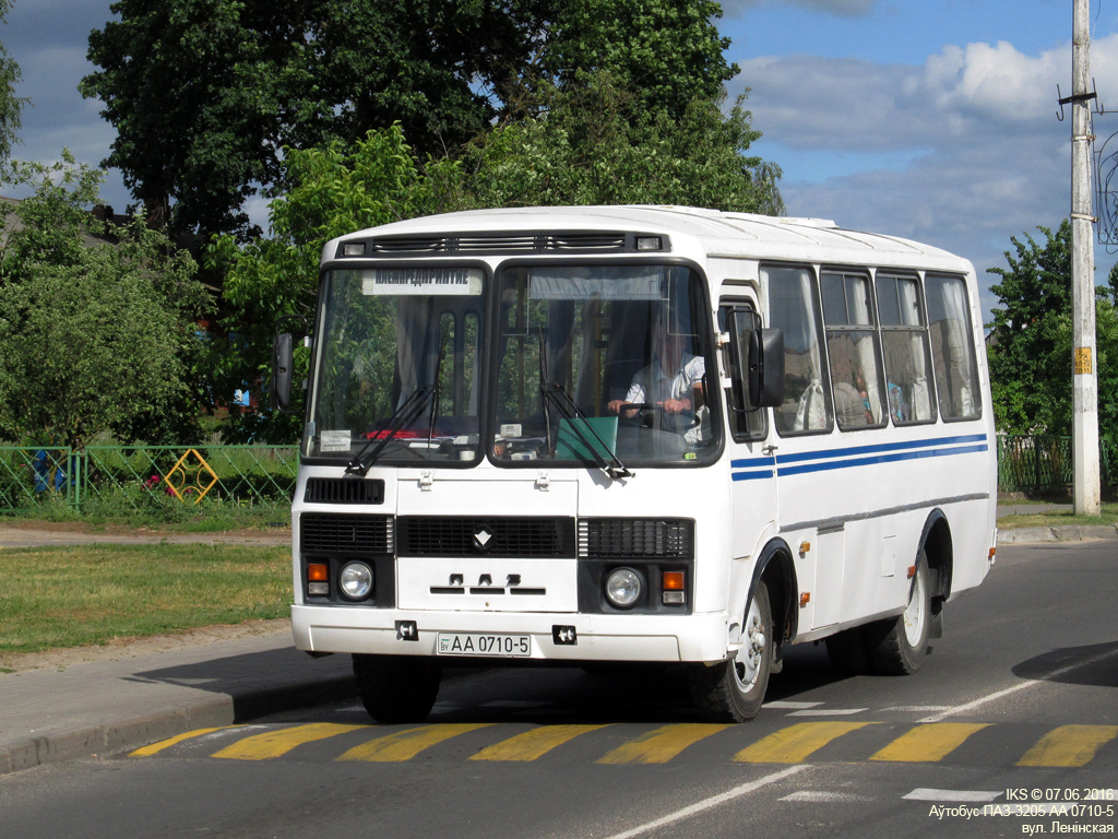 Nesvizh, ПАЗ-3205-110 (3205A1) nr. АА 0710-5