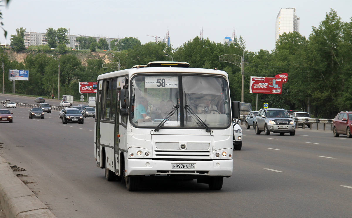 Krasnoyarsk, PAZ-320402-03 (32042C) nr. К 997 НА 124