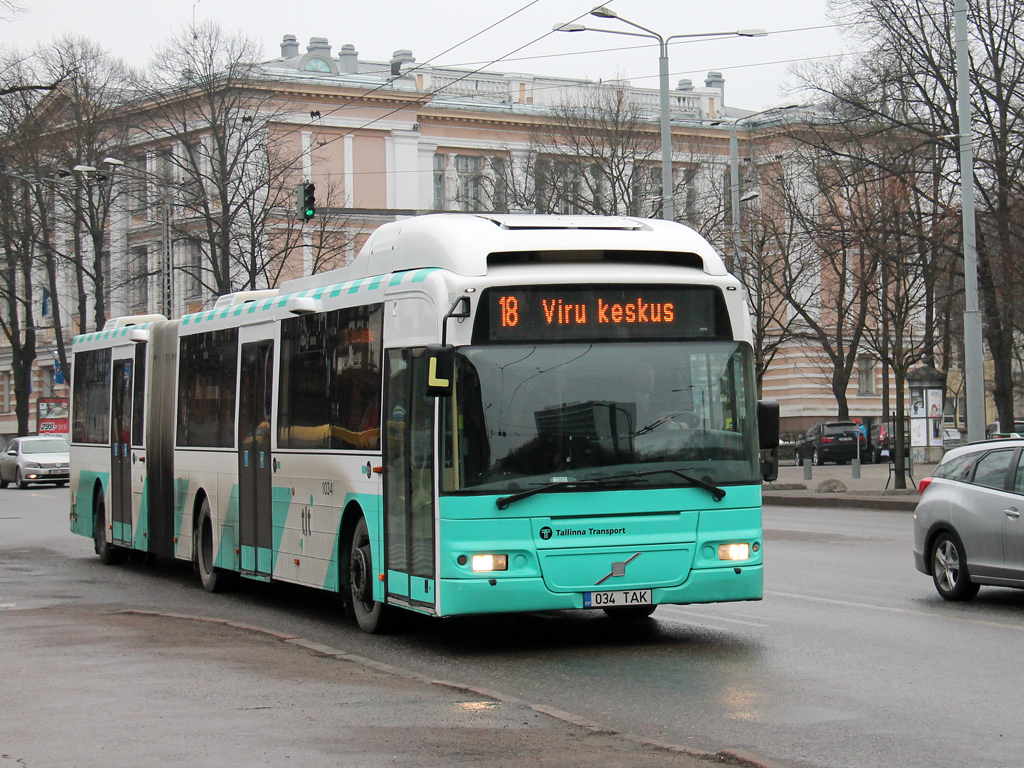 Tallinn, Volvo 7500 № 1034