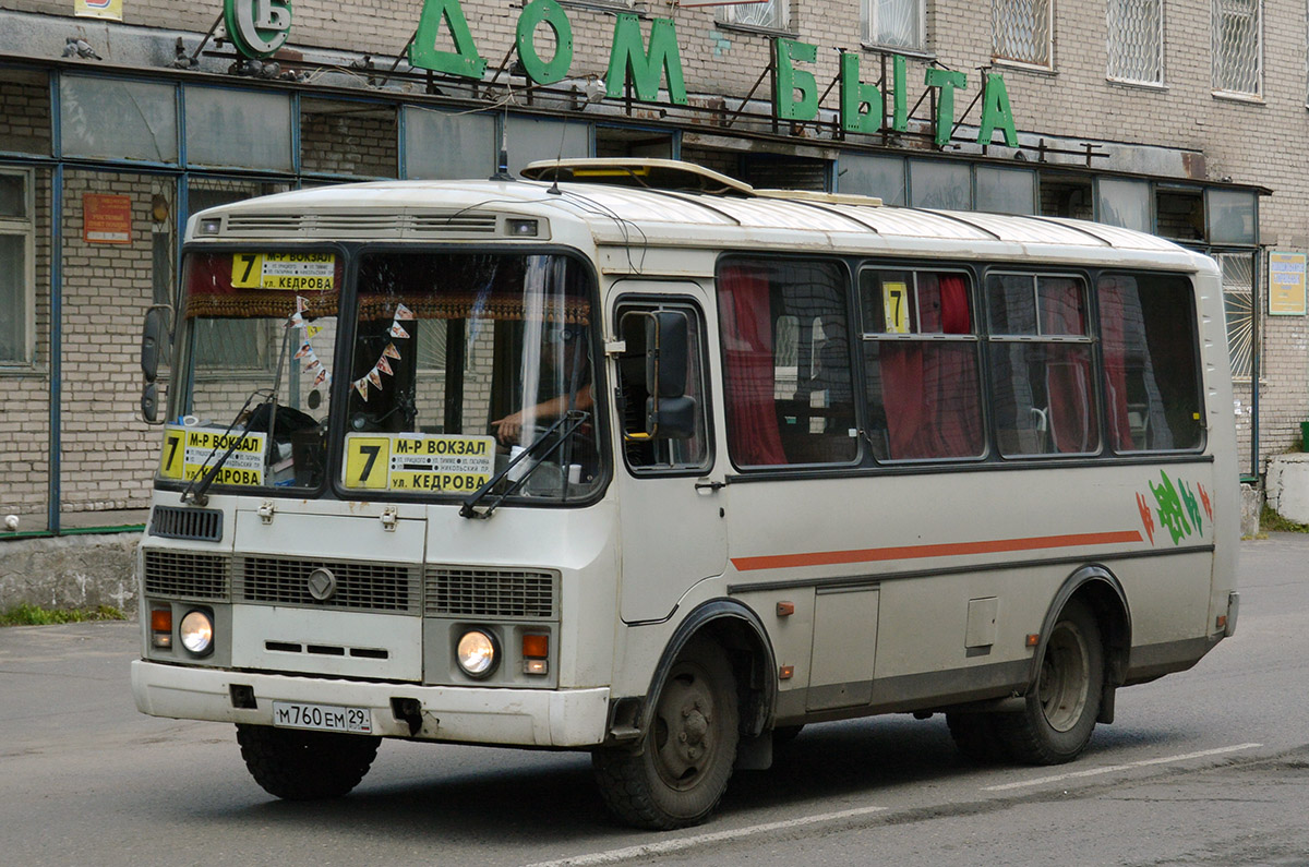 Arhangelsk, PAZ-32054 (40, K0, H0, L0) №: М 760 ЕМ 29