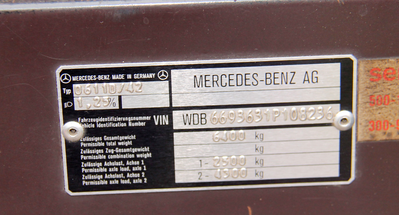 Jõhvi, Mercedes-Benz T2 611D # 999 BDC