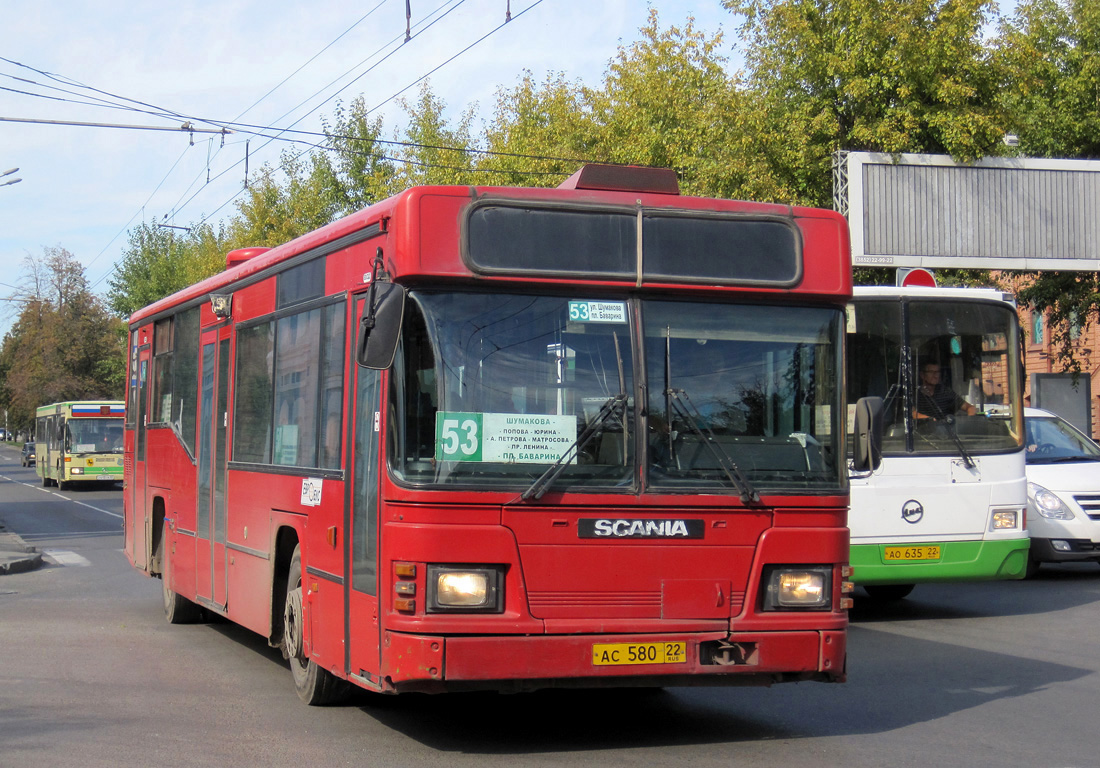 Барнаул, Scania MaxCi № АС 580 22