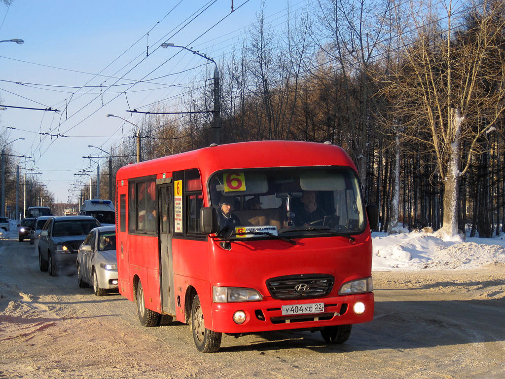 Barnaul, Hyundai County SWB (РЗГА) nr. У 404 УС 22
