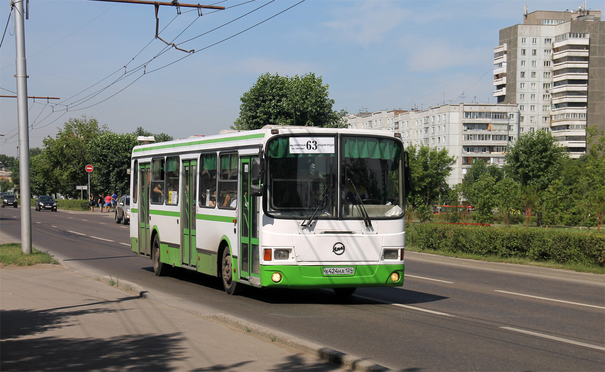 Krasnojarsk, LiAZ-5256.25 Nr. Х 424 НА 124