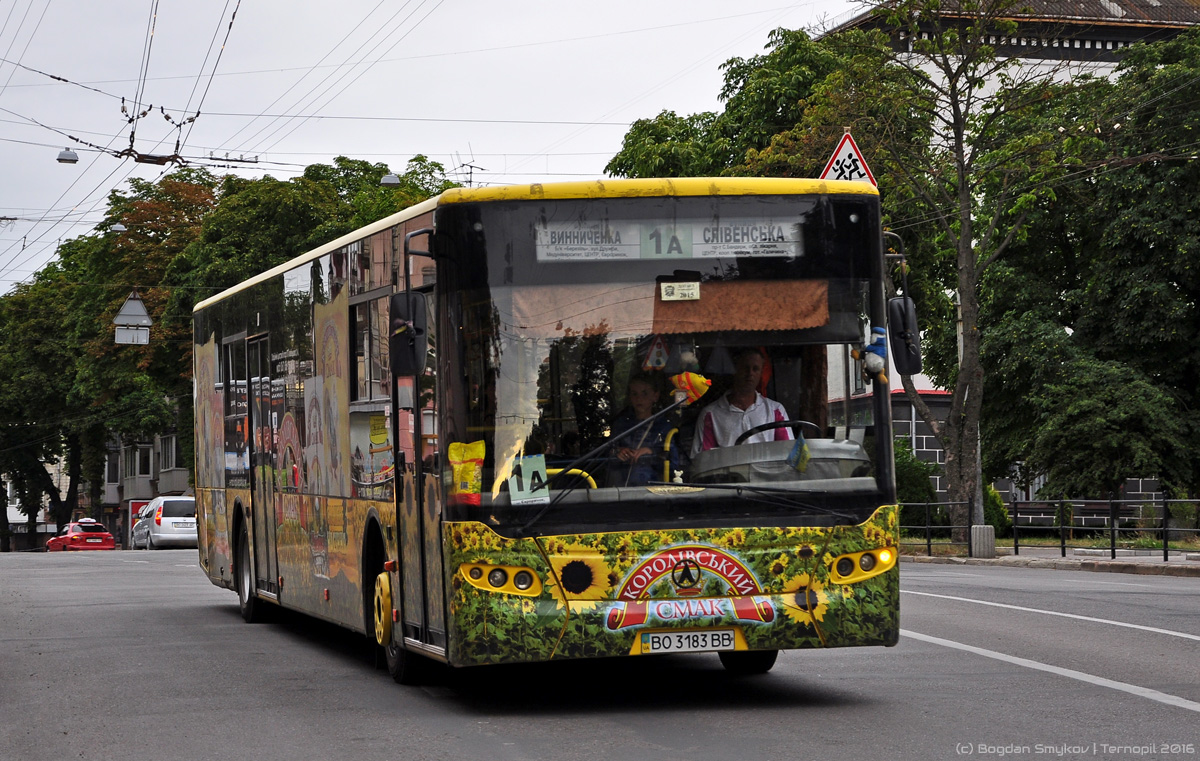 Ternopil, LAZ A191 InterLAZ 13.5LE # ВО 3183 ВВ