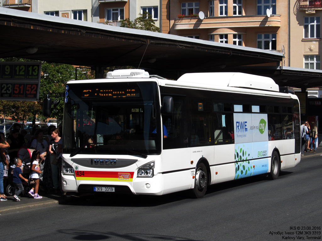 Karlovy Vary, IVECO Urbanway 12M CNG # 434