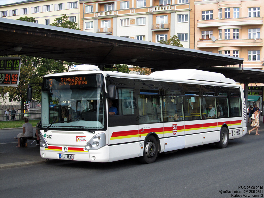 Karlovy Vary, Irisbus Citelis 12M CNG # 402