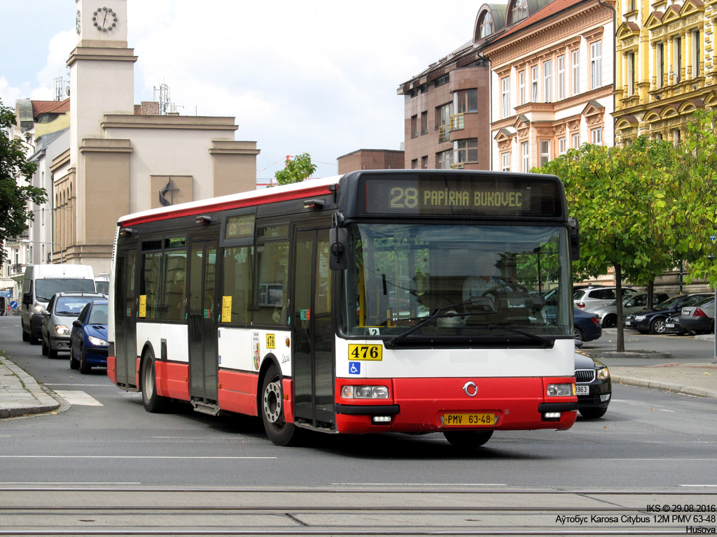 Pilsen, Karosa Citybus 12M.2071 (Irisbus) № 476