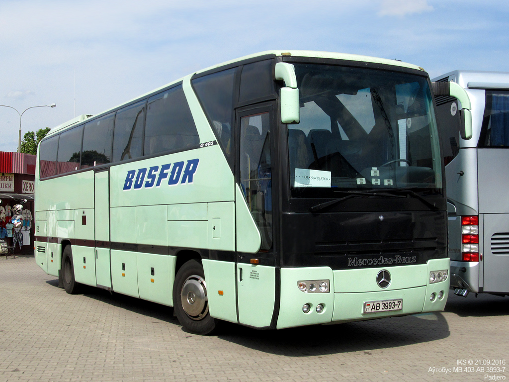 Minsk, Mercedes-Benz O403-15SHD (Türk) č. АВ 3993-7