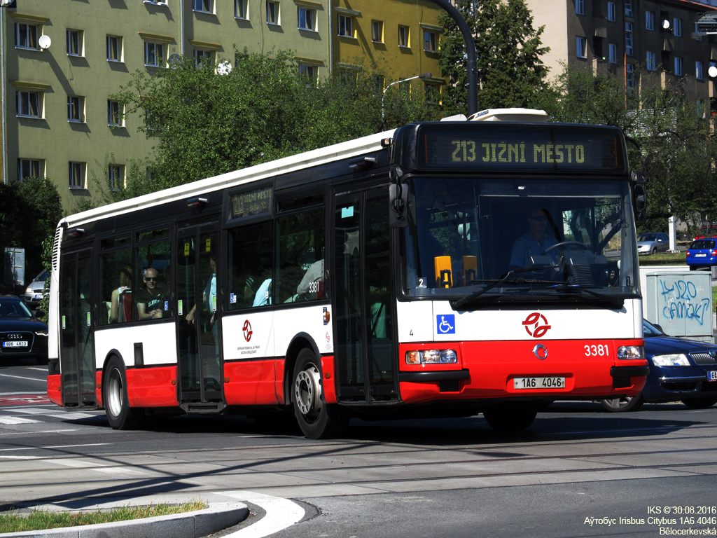 Prague, Karosa Citybus 12M.2071 (Irisbus) # 3381
