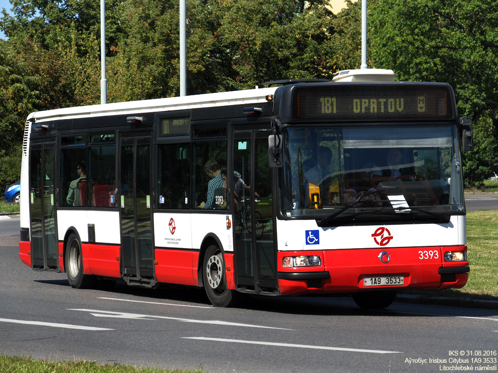 Praha, Karosa Citybus 12M.2071 (Irisbus) č. 3393
