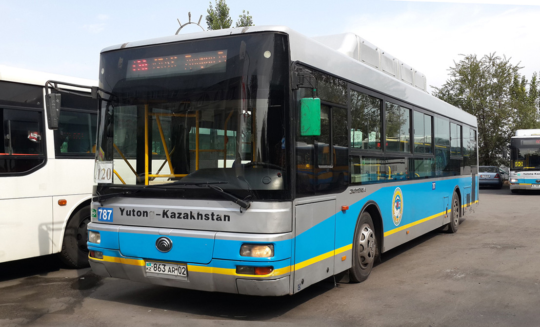Almaty, Yutong-Kazakhstan ZK6118HGA č. 787