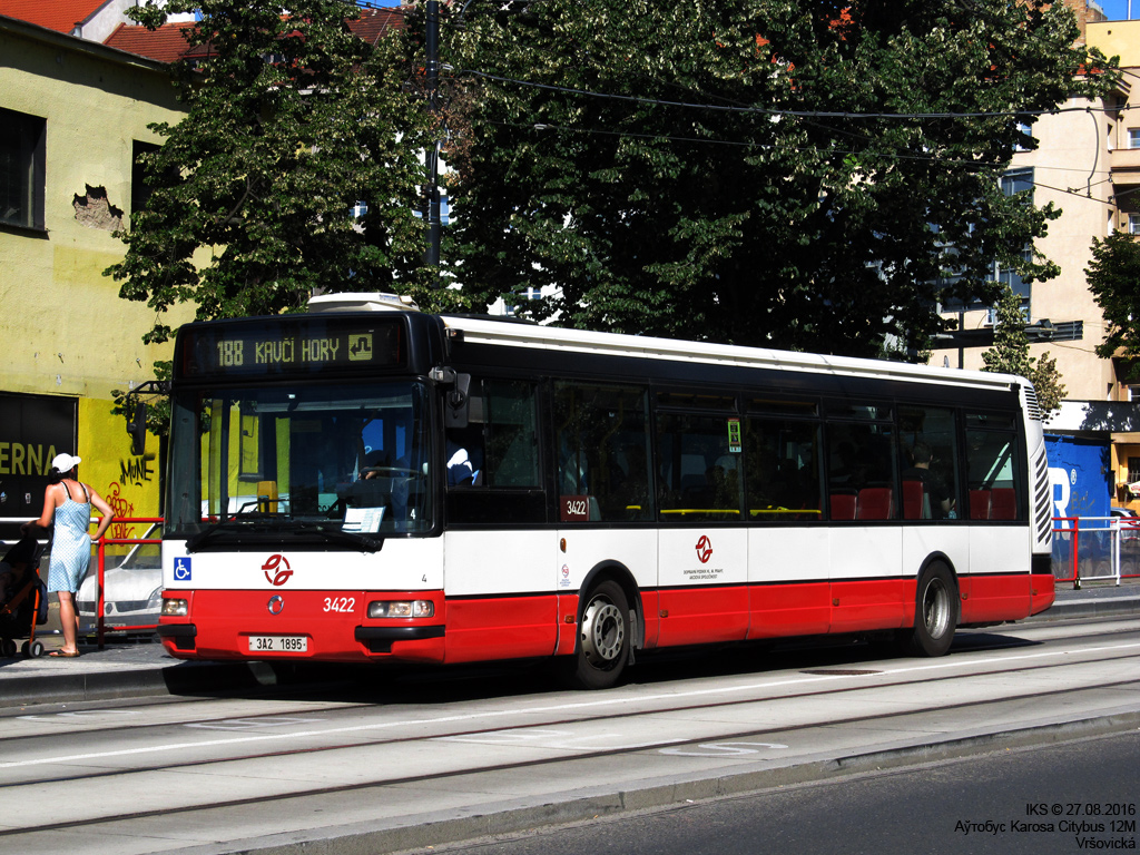 Prague, Karosa Citybus 12M.2071 (Irisbus) nr. 3422