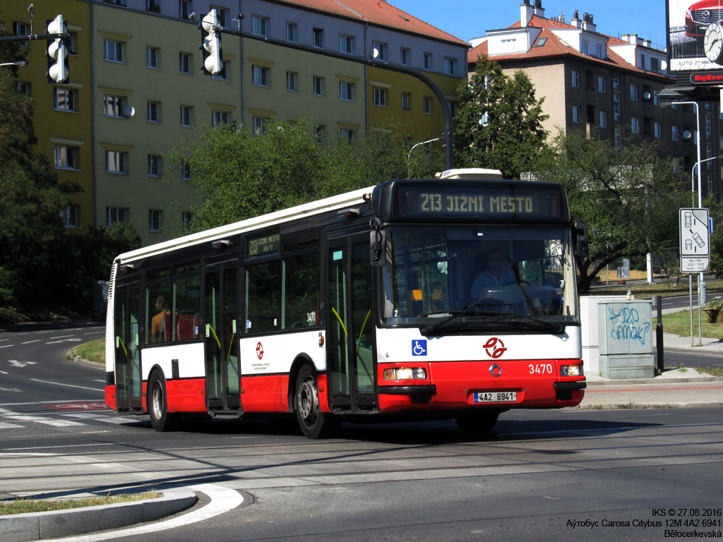 Прага, Karosa Citybus 12M.2071 (Irisbus) № 3470