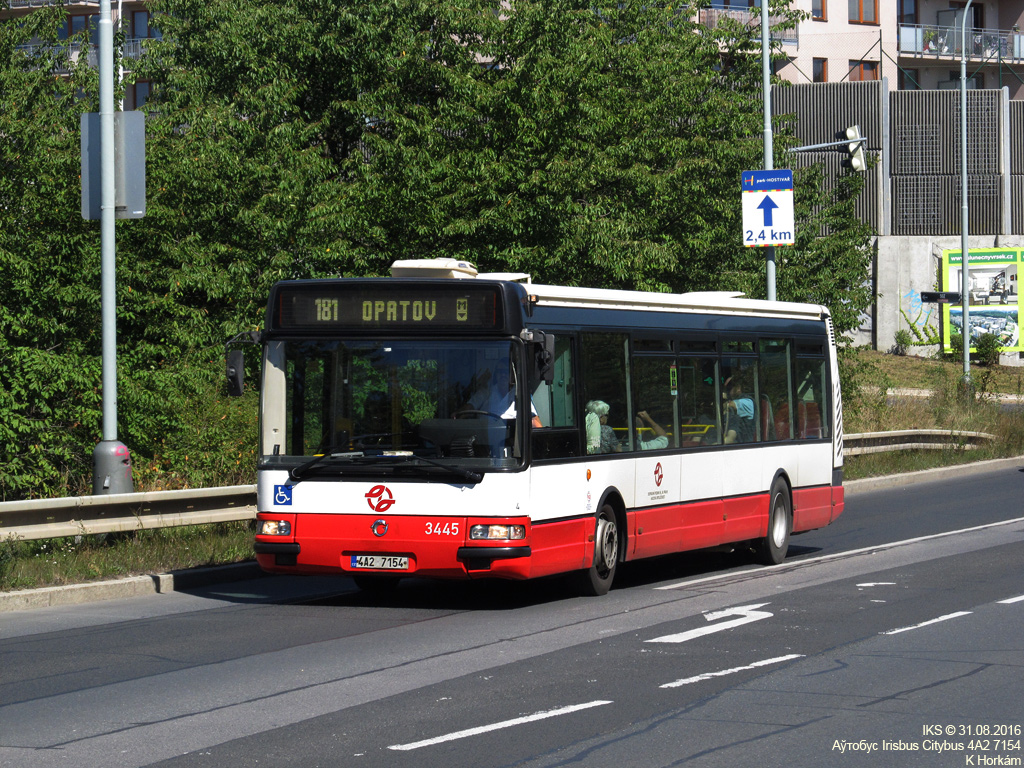 Prague, Karosa Citybus 12M.2071 (Irisbus) # 3445