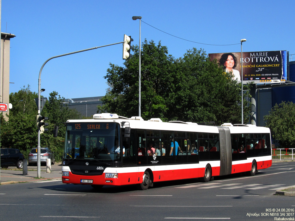 Прага, SOR NB 18 № 6804