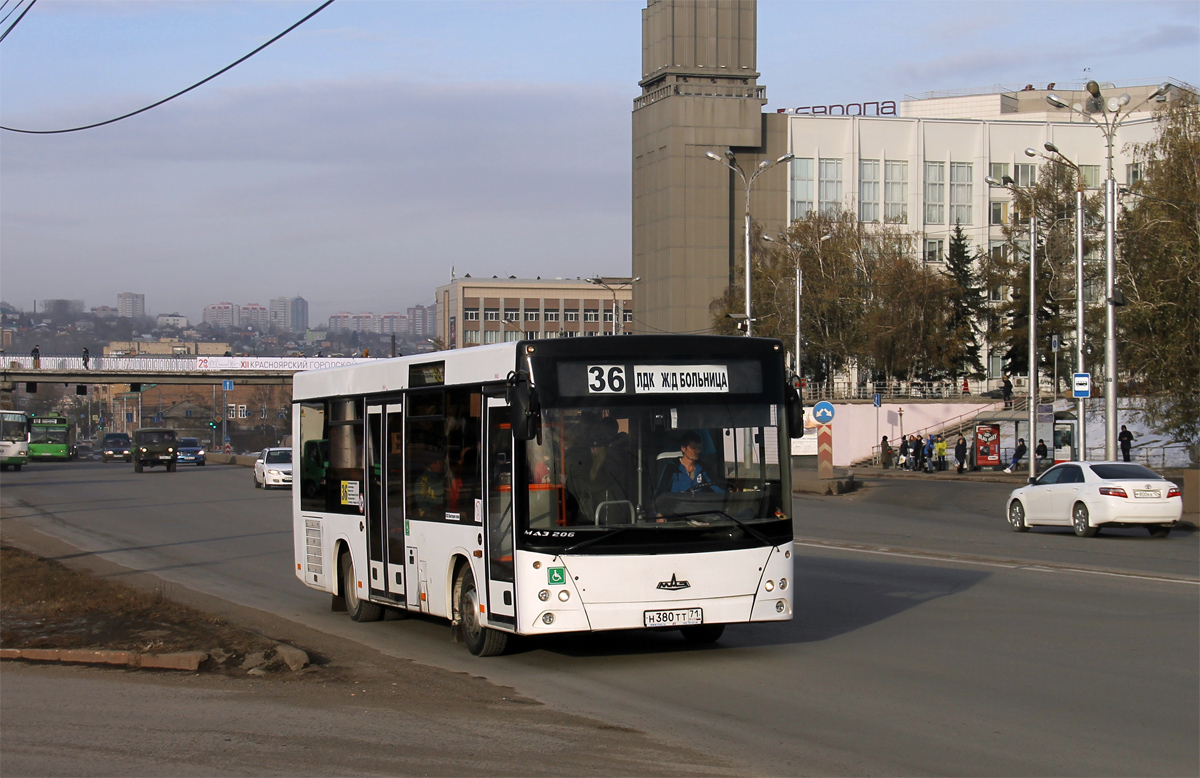 Krasnoyarsk, MAZ-206.060 # Н 380 ТТ 71