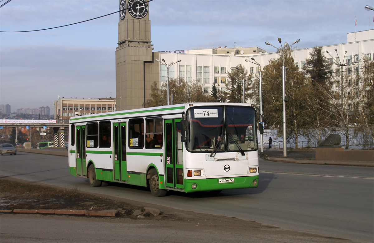 Krasnojarsk, LiAZ-5256.45 Nr. У 532 МХ 124