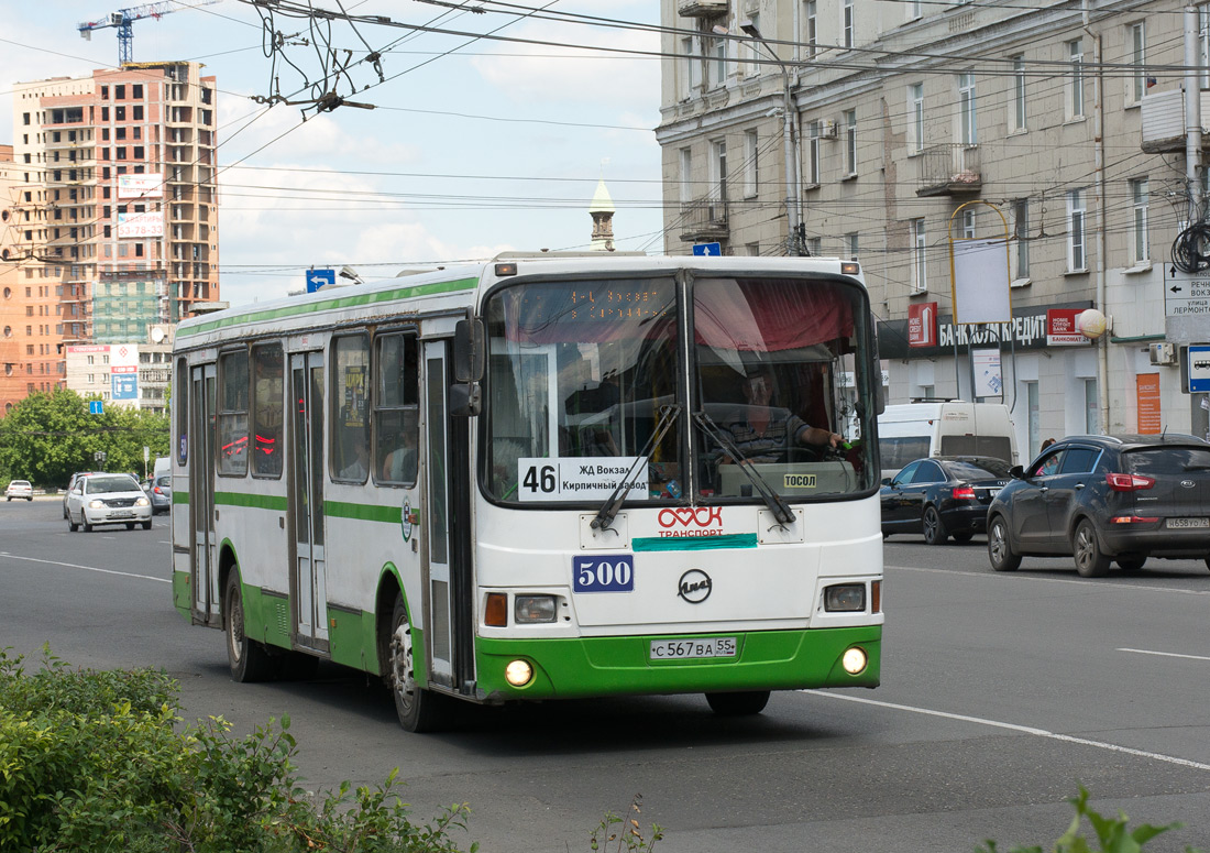 Omsk, LiAZ-5256.45 №: 500