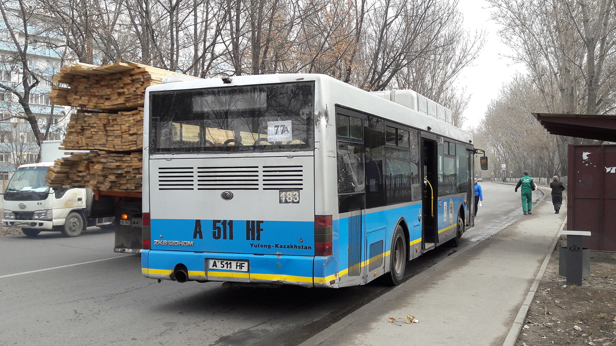 Almaty, Yutong-Kazakhstan ZK6120HGM Nr. 183