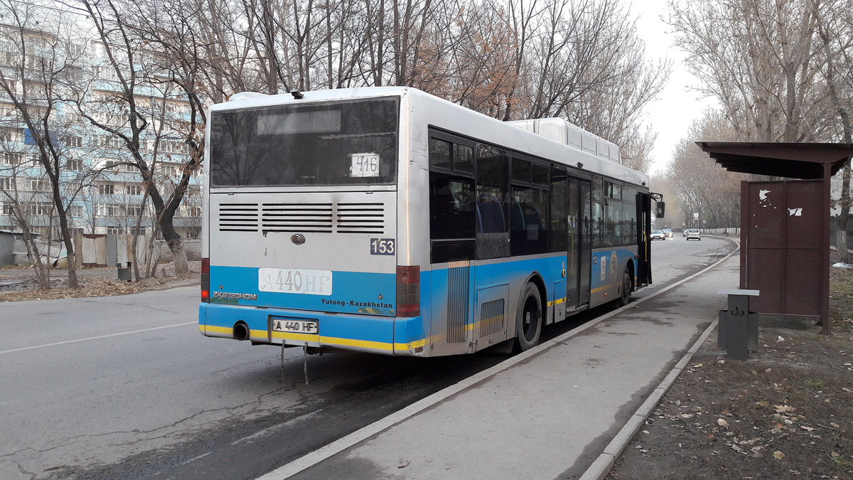 Almaty, Yutong-Kazakhstan ZK6120HGM No. 153