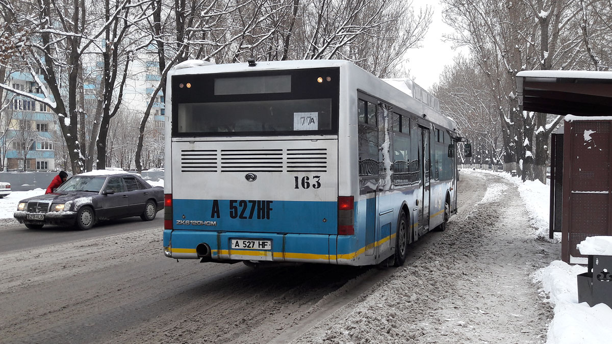 Алматы, Yutong-Kazakhstan ZK6120HGM № 163