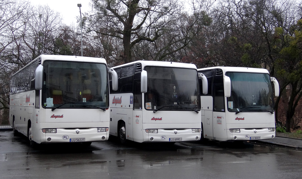 Lublin, Renault Iliade RTX # LU 5622T; Lublin, Renault Iliade RTX # LU 699EJ; Lublin, Renault Iliade RTX # LU 3843Y