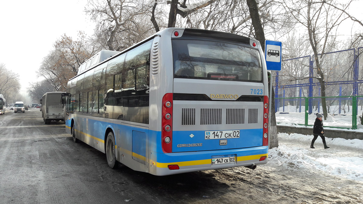 Almaty, Daewoo GDW6126CNG (СемАЗ) Nr. 7023