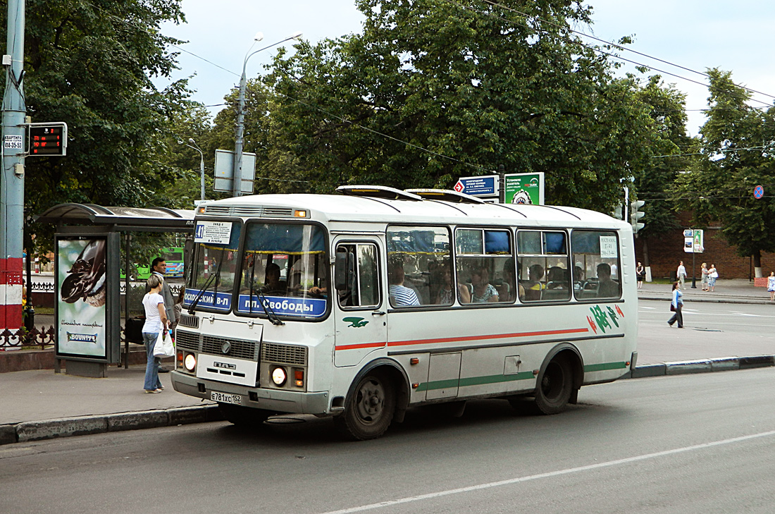 Nizhny Novgorod, PAZ-32054 (40, K0, H0, L0) № Е 781 ХС 152