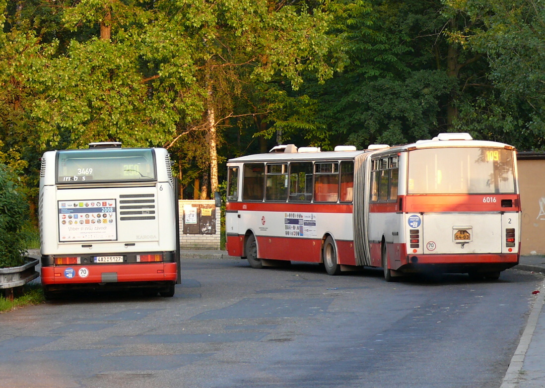 Prague, Karosa Citybus 12M.2071 (Irisbus) # 3469; Prague, Karosa B741.1908 # 6016