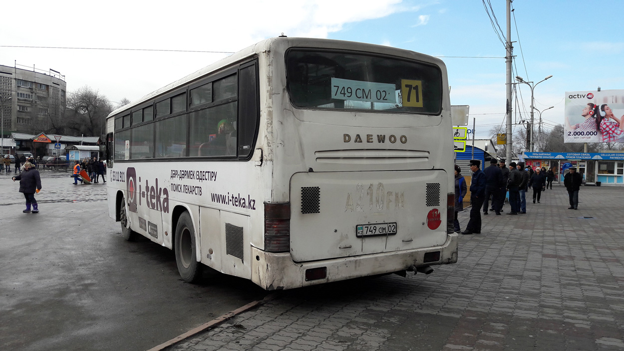 Almaty, Daewoo BS090 (СемАЗ) Nr. 749 CM 02