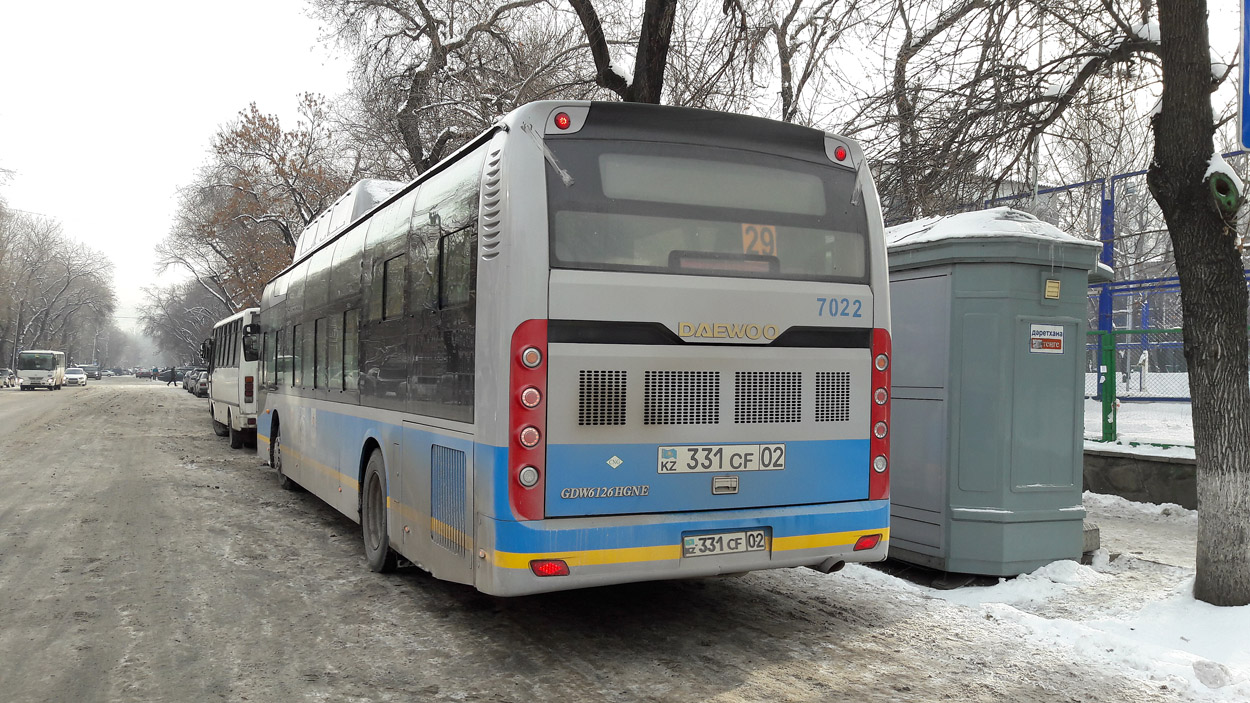 Almaty, Daewoo GDW6126CNG (СемАЗ) №: 7022