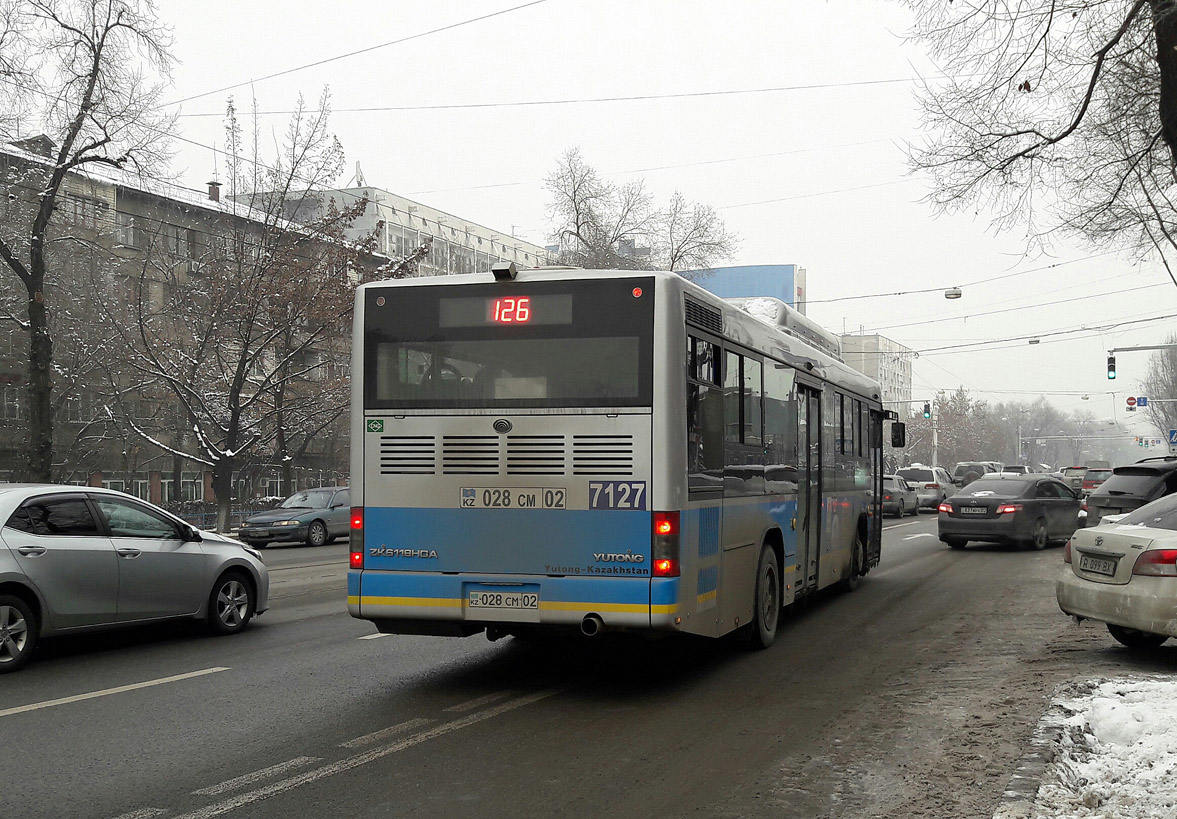 Almaty, Yutong-Kazakhstan ZK6118HGA nr. 7127