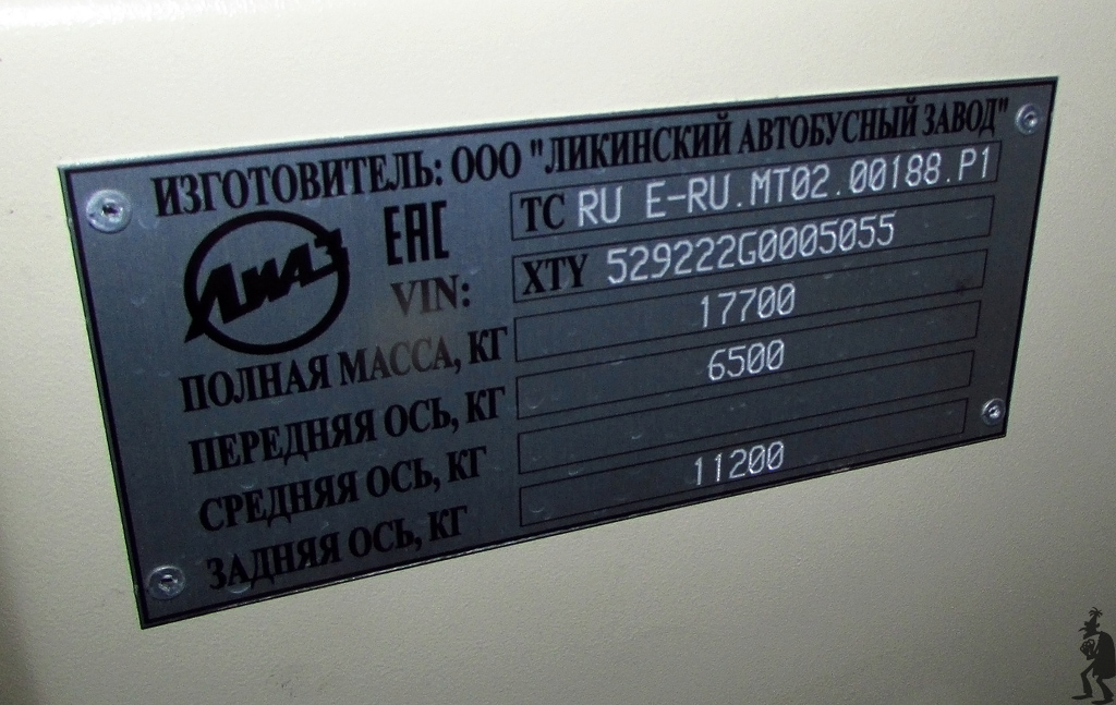 Tolyatti, LiAZ-5292.22 nr. Х 202 НУ 163