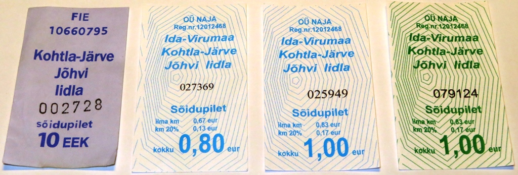 Kohtla-Järve — Tickets