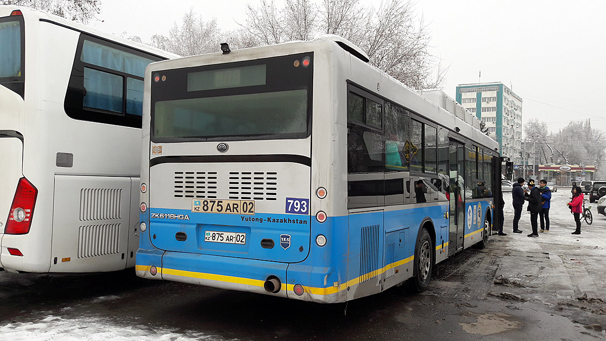 Almaty, Yutong-Kazakhstan ZK6118HGA nr. 793