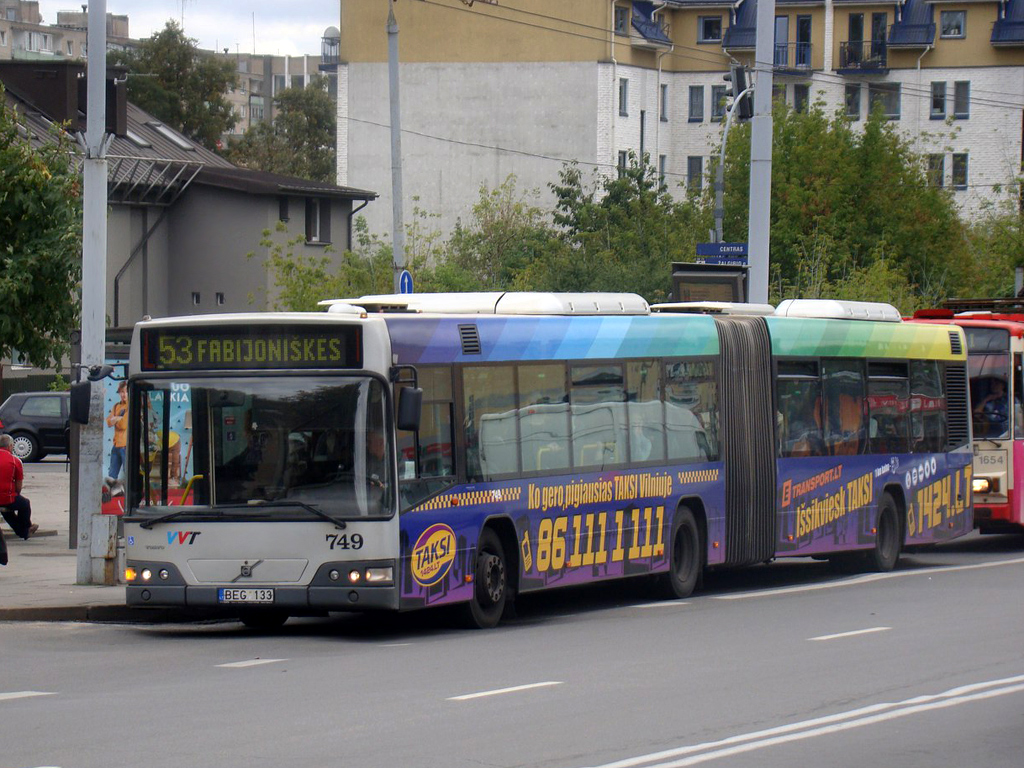 Vilnius, Volvo 7700A # 749