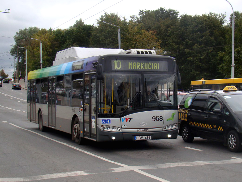Vilnius, Solaris Urbino III 12 CNG No. 958
