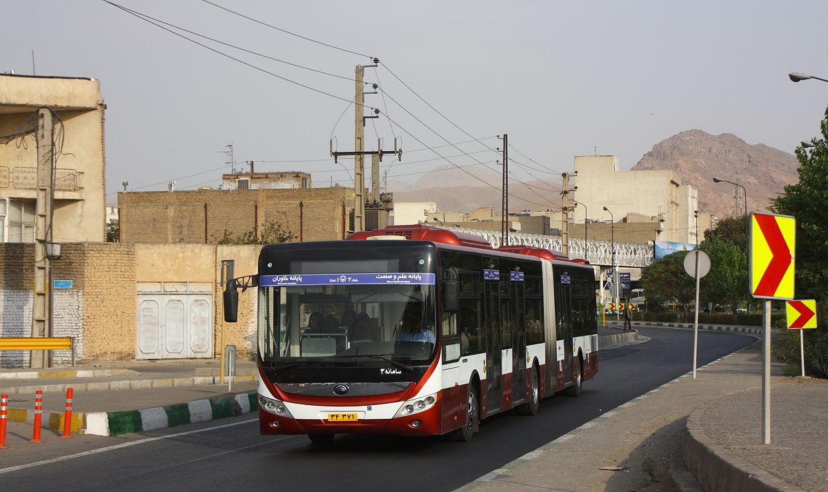 Tehran, Yutong ZK6180HGC-BRT (Iran Khodro) nr. 34 371