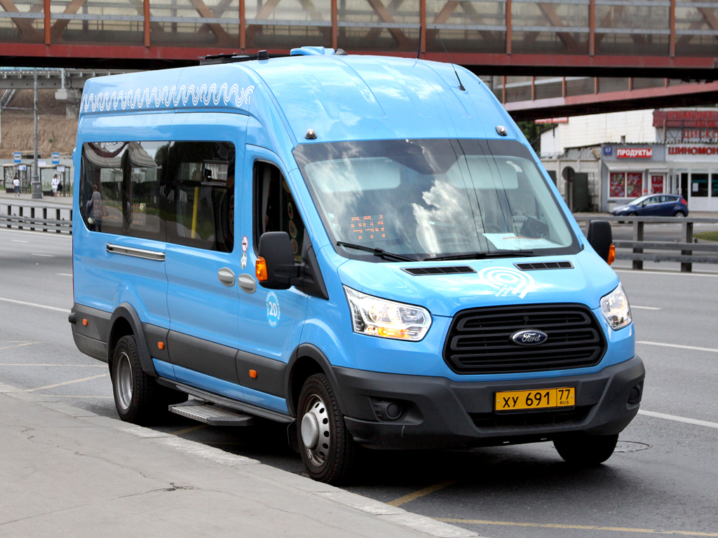 Moscow, Ford Transit 136T460 FBD [RUS] # ХУ 691 77