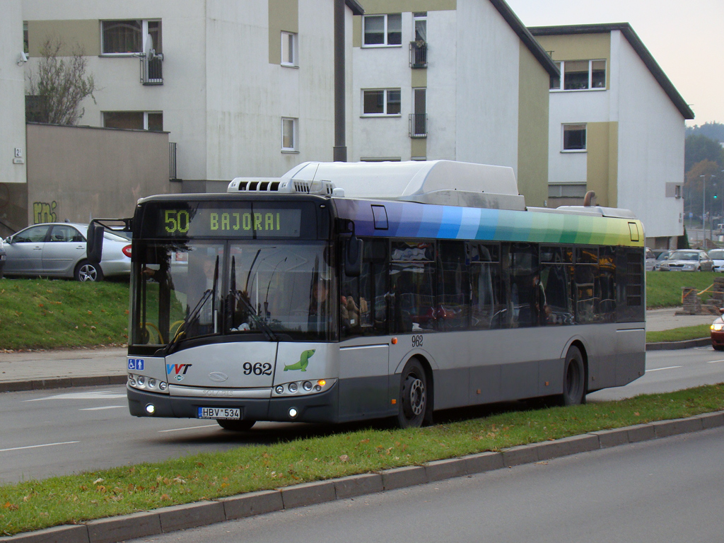 Vilnius, Solaris Urbino III 12 CNG č. 962