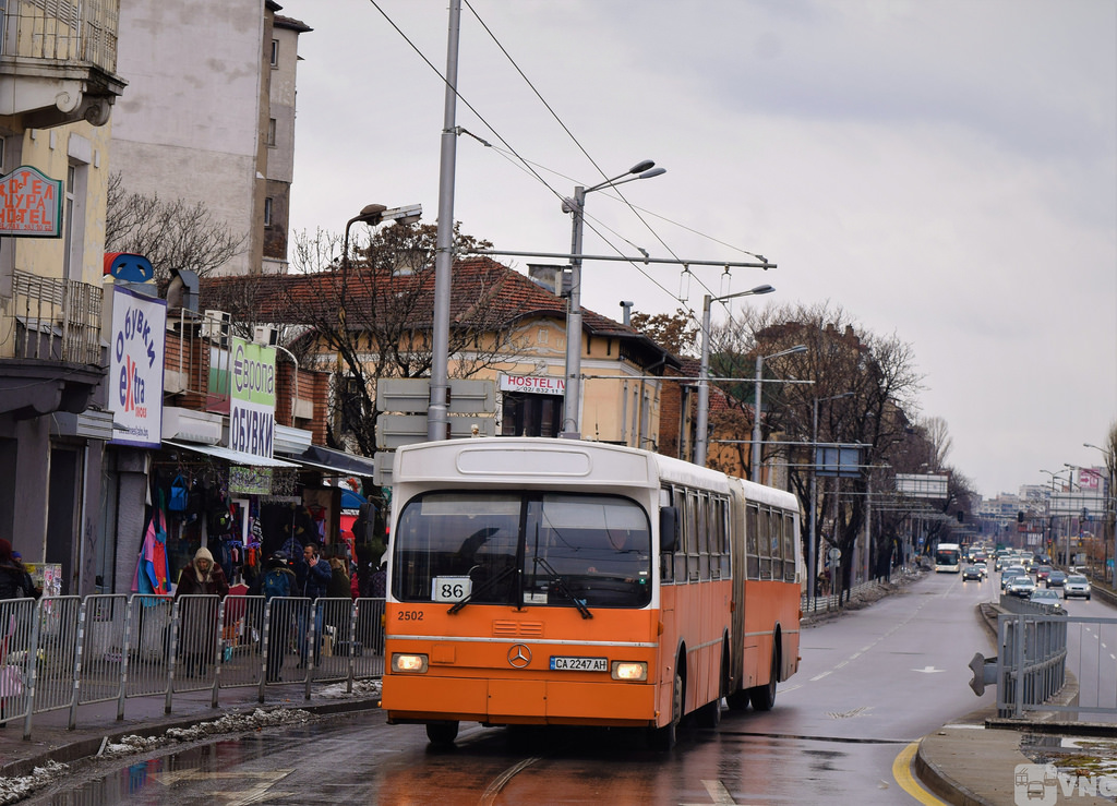 Sofia, Heuliez GTX (Mercedes-Benz O305G) nr. 2502