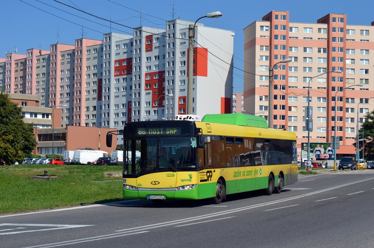 Bratislava, Solaris Urbino III 15 CNG # 1220