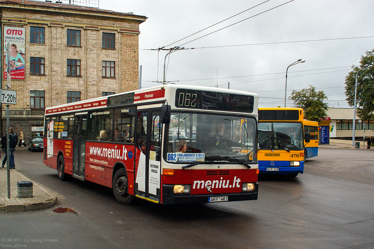 Vilnius, Mercedes-Benz O405N č. ARF 481