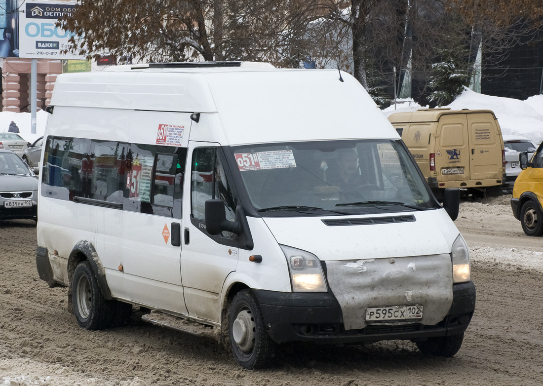 Ufa, Nizhegorodets-222702 (Ford Transit) # Р 595 СХ 102