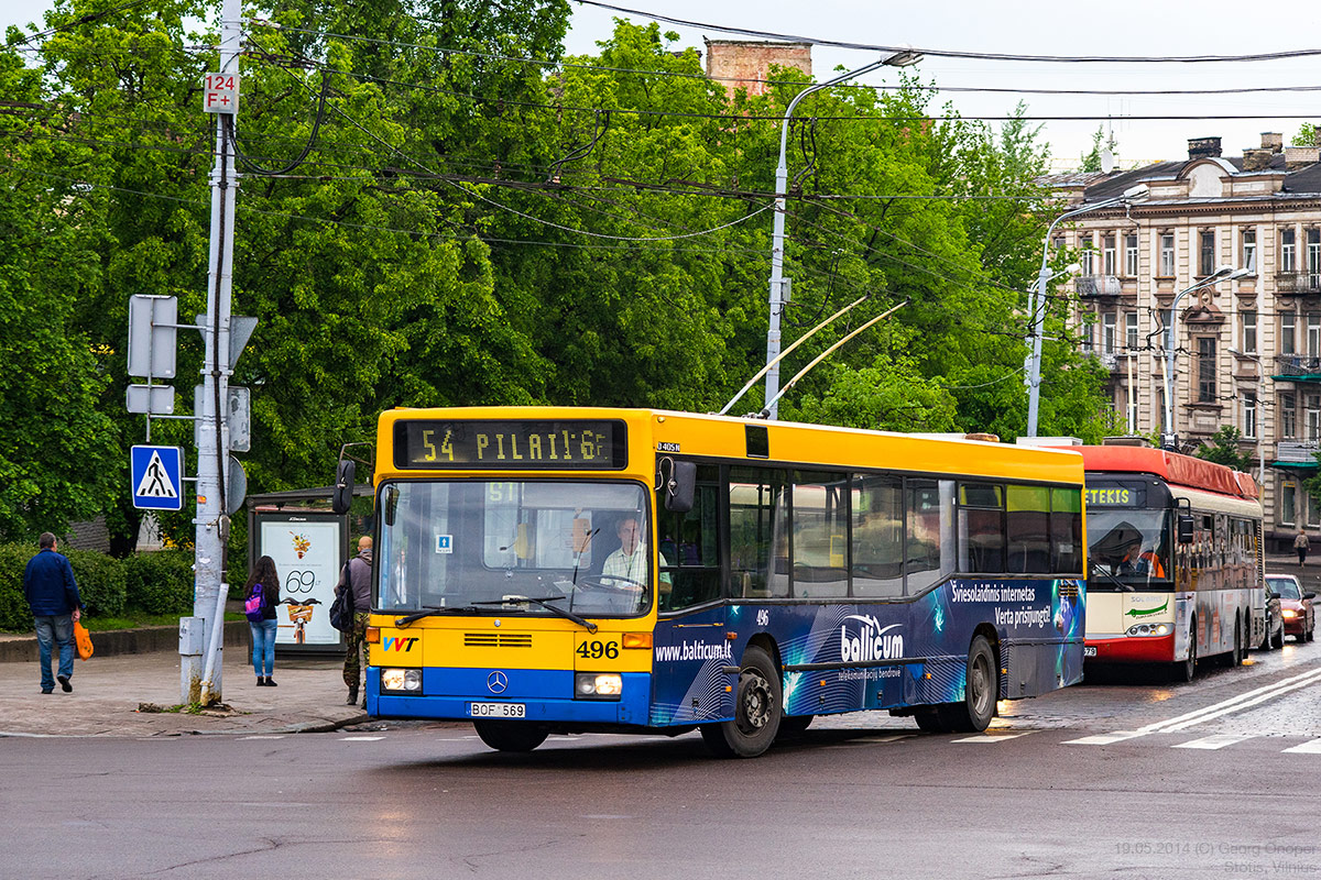 Vilnius, Mercedes-Benz O405N2 # 496