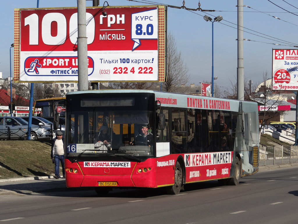 Lviv, LAZ A191F0 № ВС 3151 АА
