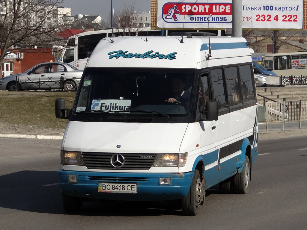Lviv, Mercedes-Benz Sprinter 412D # ВС 8418 СЕ