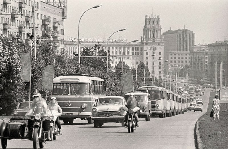 Москва, ЛАЗ-695 № 71-22 ММ*; Москва — Старые фотографии