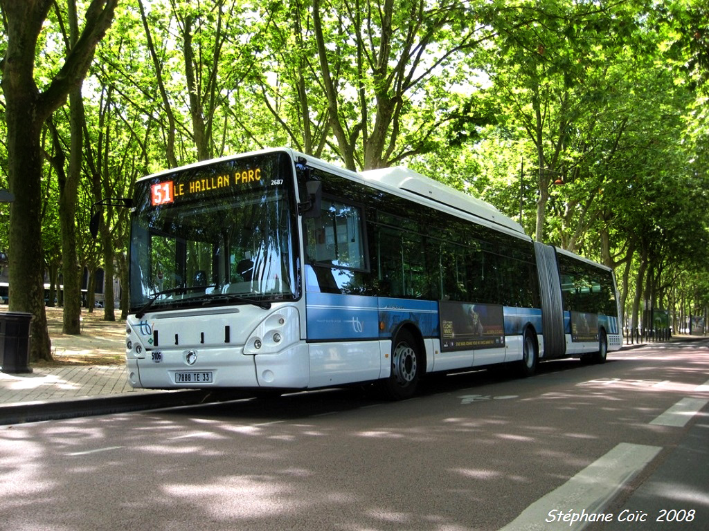 Bordeaux, Irisbus Citelis 18M CNG # 2687